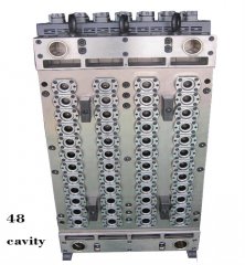 Multi cavities preform injection mould