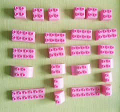 Plastic children and baby  block playing toys mold